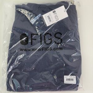 New FIGS FIONx Cairo Cargo Scrub Pants Men's S Regular Navy Scrubs